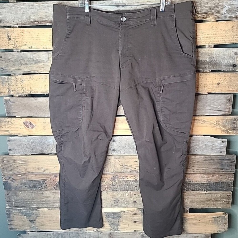 5.11 Tactical Apex Cargo Pants Mens 42x30 Dark Brown Lightweight Flex
